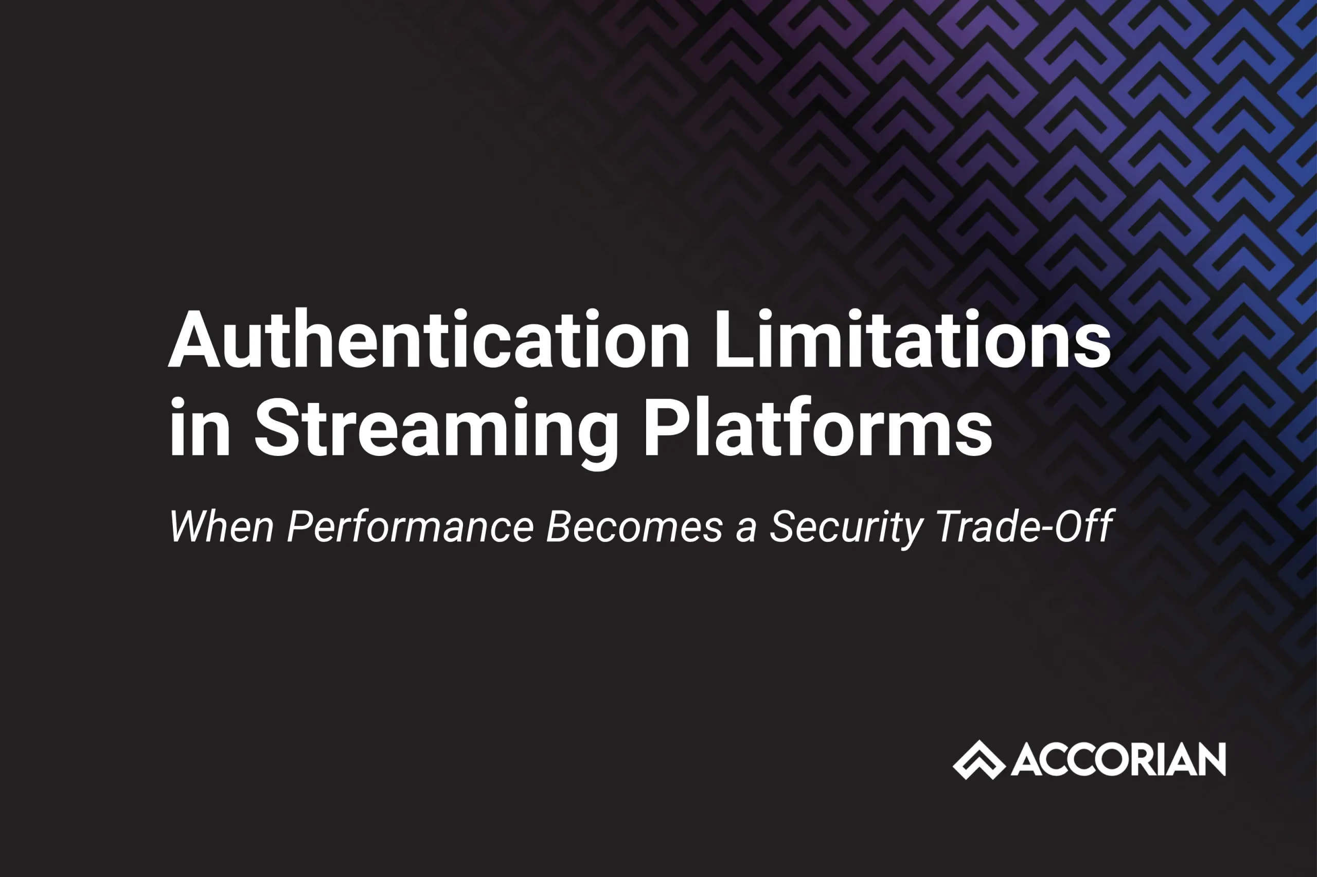 Authentication Limitations in Streaming Platforms