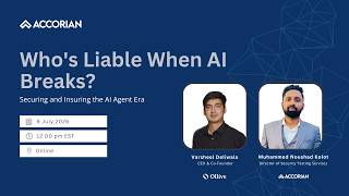 Who Is Liable When AI Breaks? AI Agent Security, Risk and Insurance Explained
